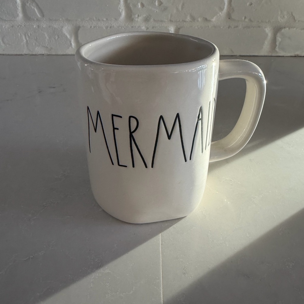 Rae Dunn White Mermaid Mug